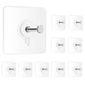 Heavy Duty Screw Wall Hooks for Hanging (Pack of 10)