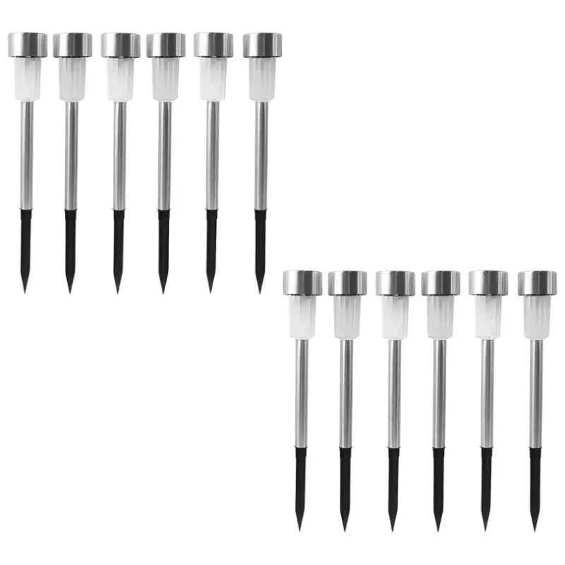 12-Piece Solar Lawn Lamp Set – Outdoor Garden Path Lights