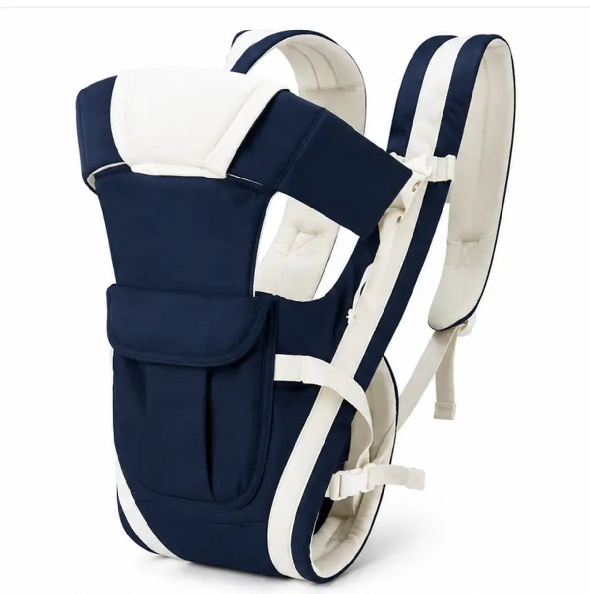 4-in-1 Baby Carrier Backpack – Adjustable Cotton Carrier, Up to 15kg
