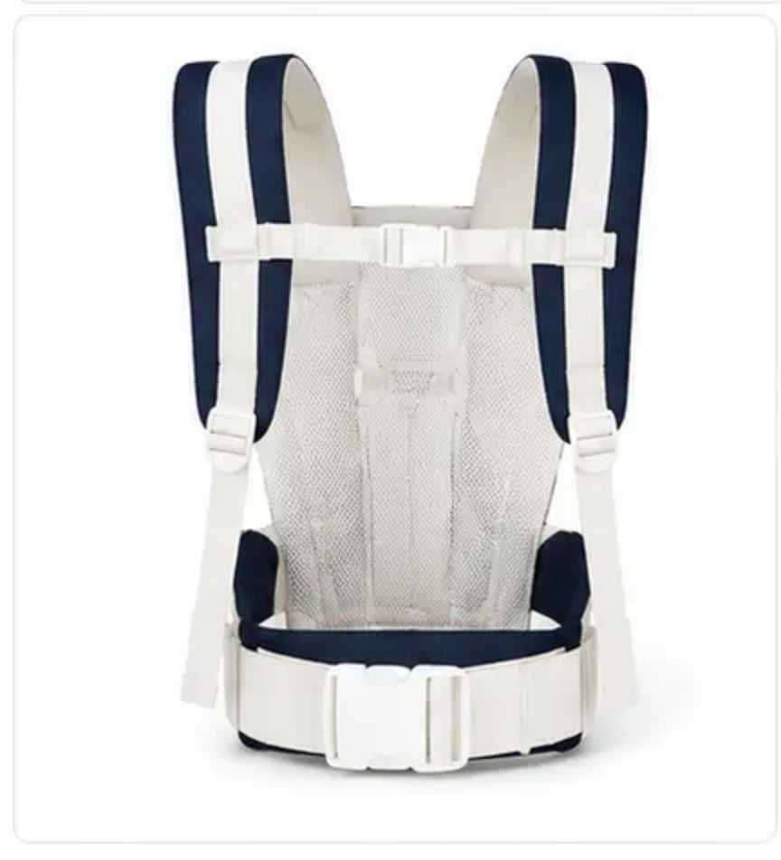 4-in-1 Baby Carrier Backpack – Adjustable Cotton Carrier, Up to 15kg