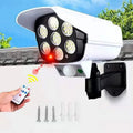 Solar Motion Sensor Light with Dummy Security Camera Design