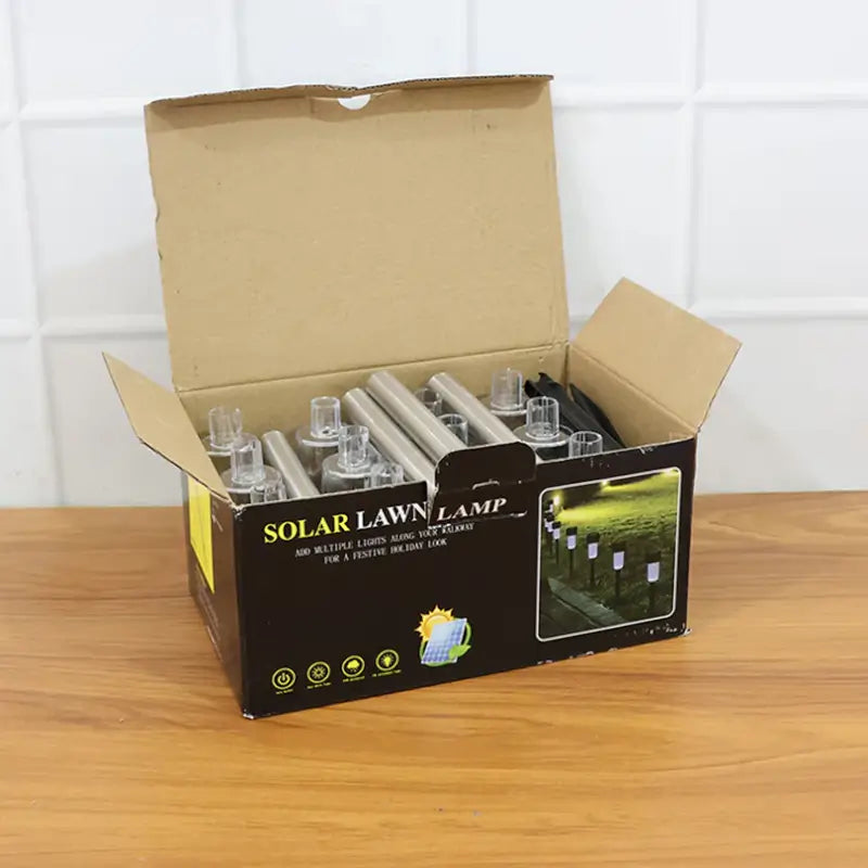 12-Piece Solar Lawn Lamp Set – Outdoor Garden Path Lights