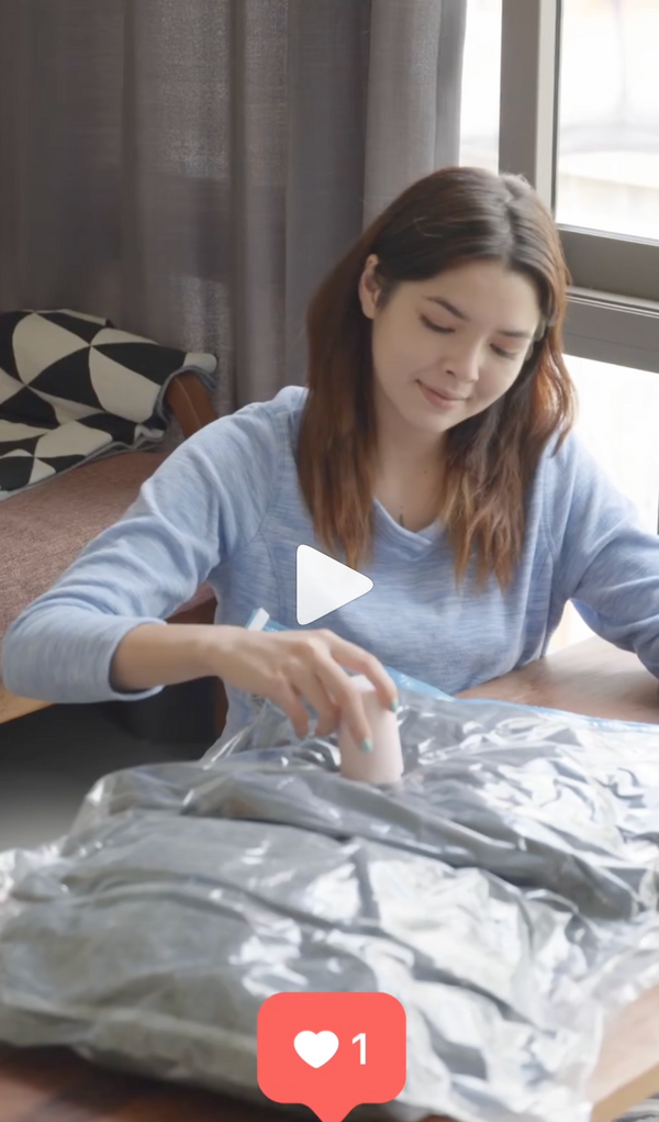 ou don’t need a bigger wardrobe…You just need smarter storage. 😉Watch how these vacuum storage bags instantly reduce bulky clothes & bedding into compact space-saving packs.Perfect for:• Seasonal clothes• Blankets & comforters• Travel packing• Small apartmentsIncludes easy-to-use vacuum pump.Get Yours Here 👇amzn.in⁠�#StorageHack #VacuumBag #OrganizedHome #TravelHack #SpaceSaver Declutter HomeUtility SmartStorage BVLifestyle TrendingProducts