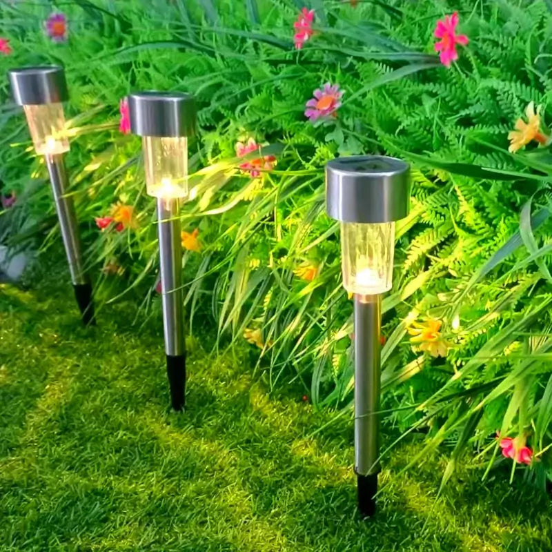 12-Piece Solar Lawn Lamp Set – Outdoor Garden Path Lights