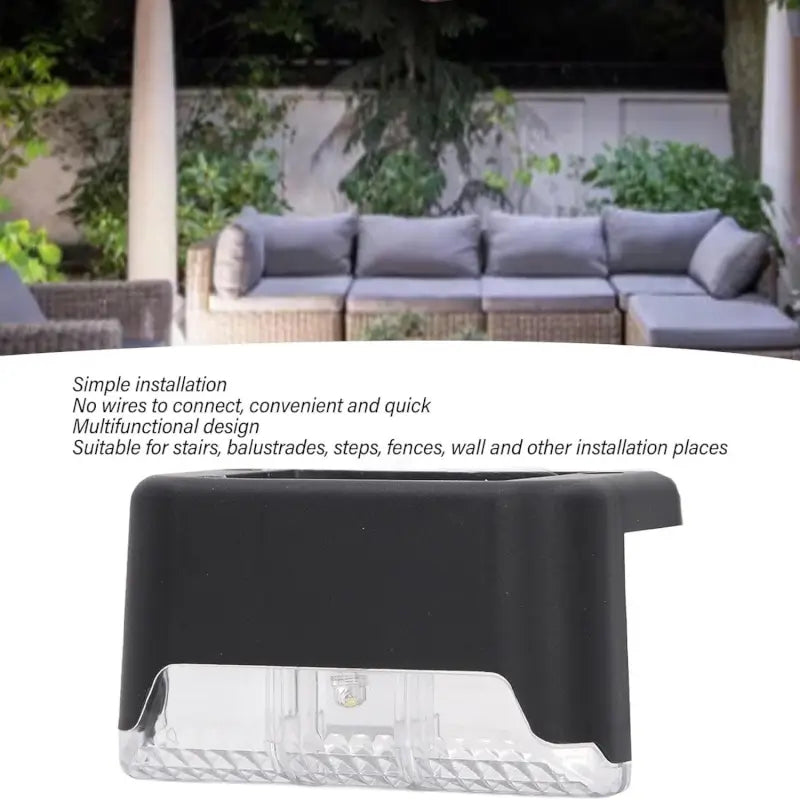 Solar Stair and Railing Lights for Outdoor Patio