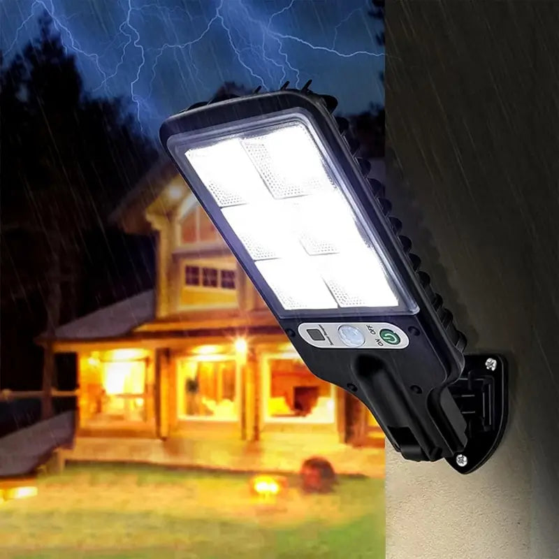 High-Power Solar LED Street Light with Motion Sensor & Remote